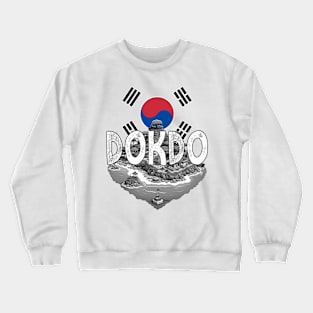 Dokdo The Beautiful Island Of South Korea Crewneck Sweatshirt